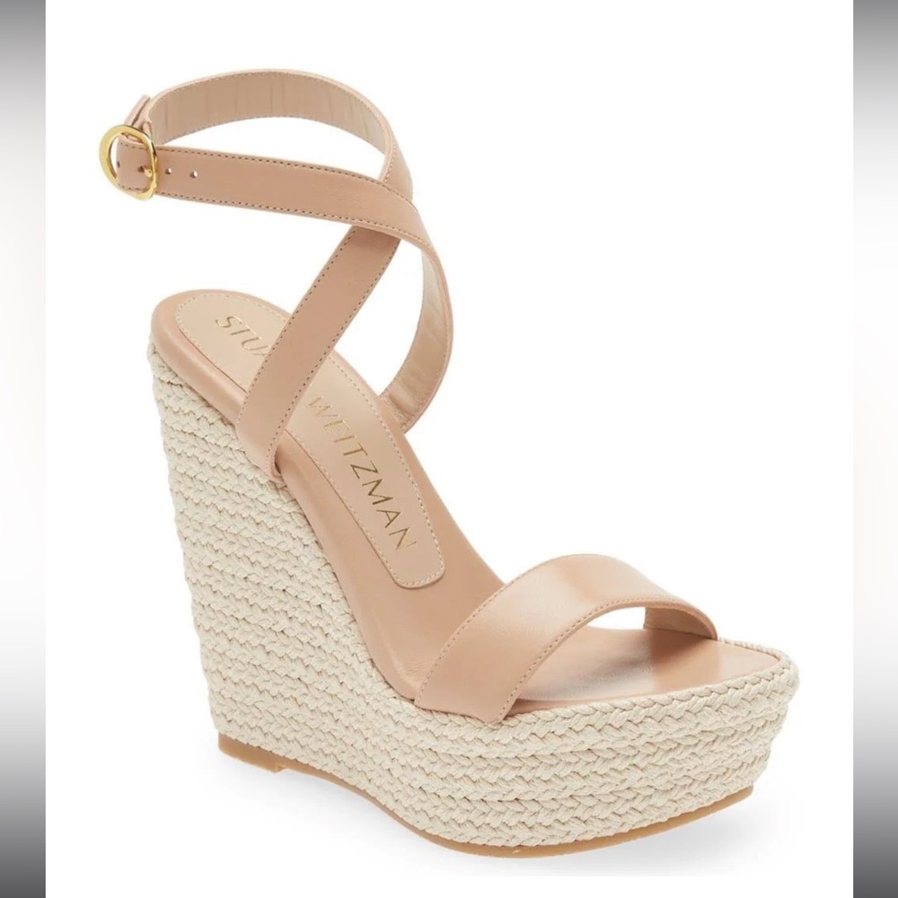 Stuart Weitzman Nude Wedges